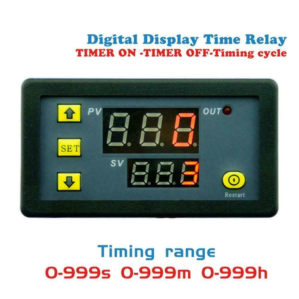 AC 110V 220V Timer Cycling Module Digital Display Time Delay Relay Timing Switch