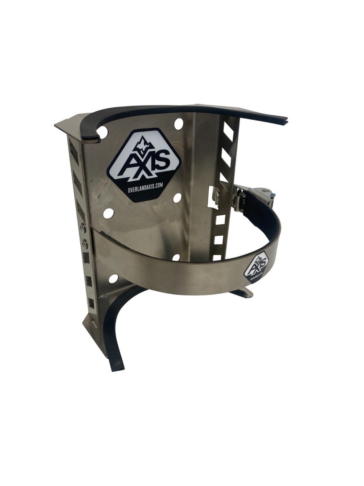 5 lb Carbon Dioxide Co2 Cylinder Mount Bracket - Stainless Steel