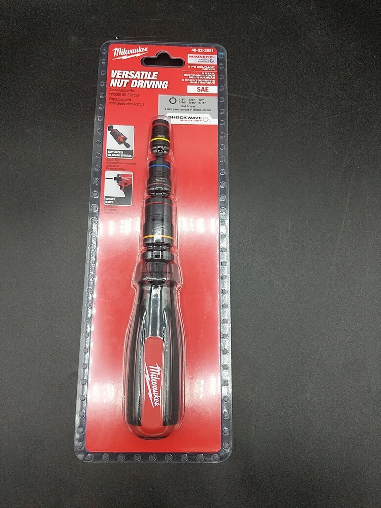 MILWAUKEE 48-22-2921 Versatile Nut Driver - NEW IN PACKAGE