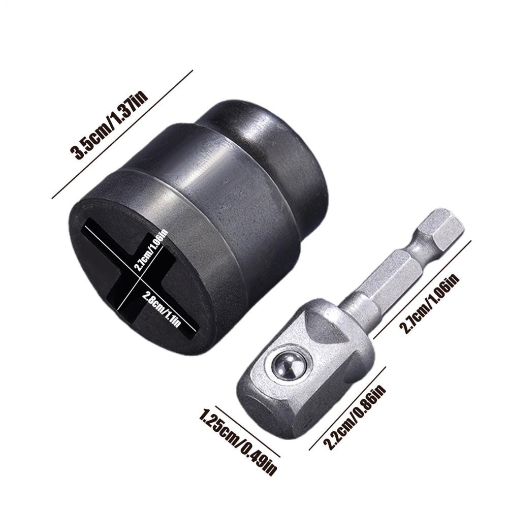 Scissor Jack Drill Adapter Jack Socket Adapter For Hand Drill Well-suited *