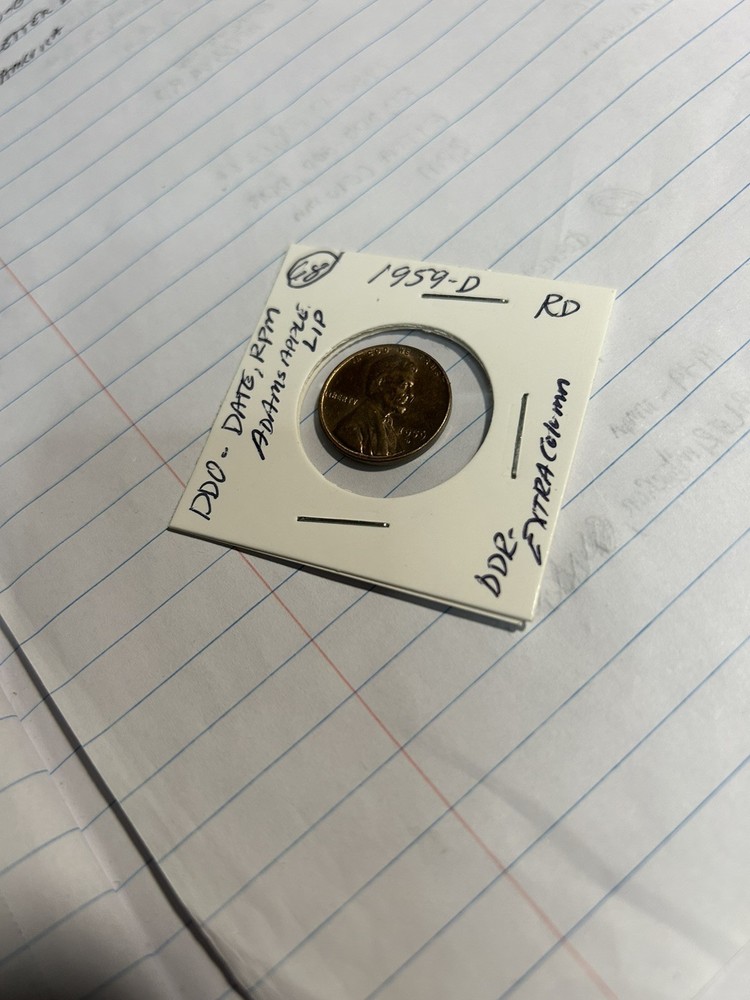 1959-d Penny ,rd,ddo And DDR