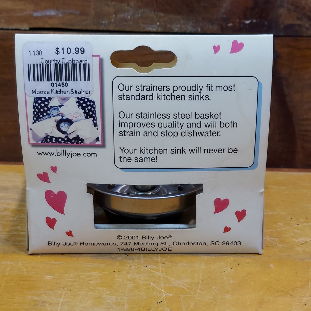 Vintage Billy-Joe Enamel Kitchen Strainer Moose