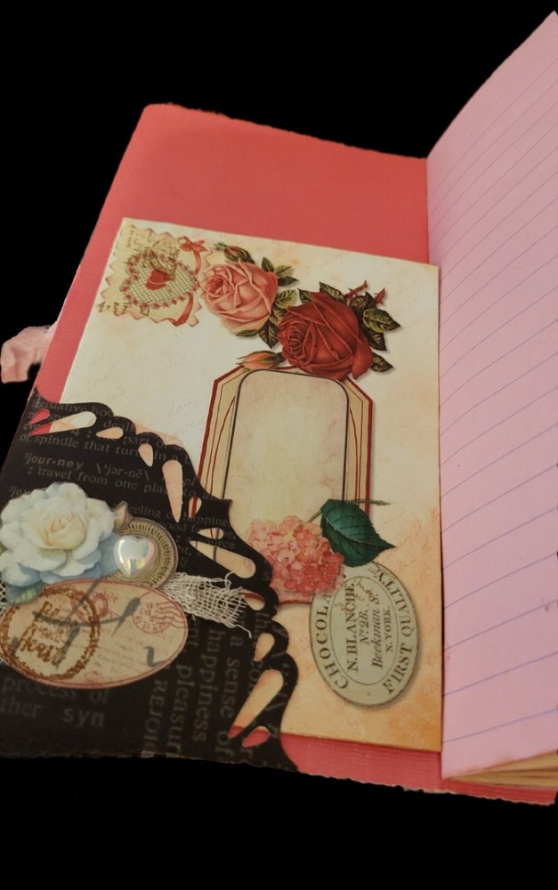 Hand-made traveler's notebook style junk journal
