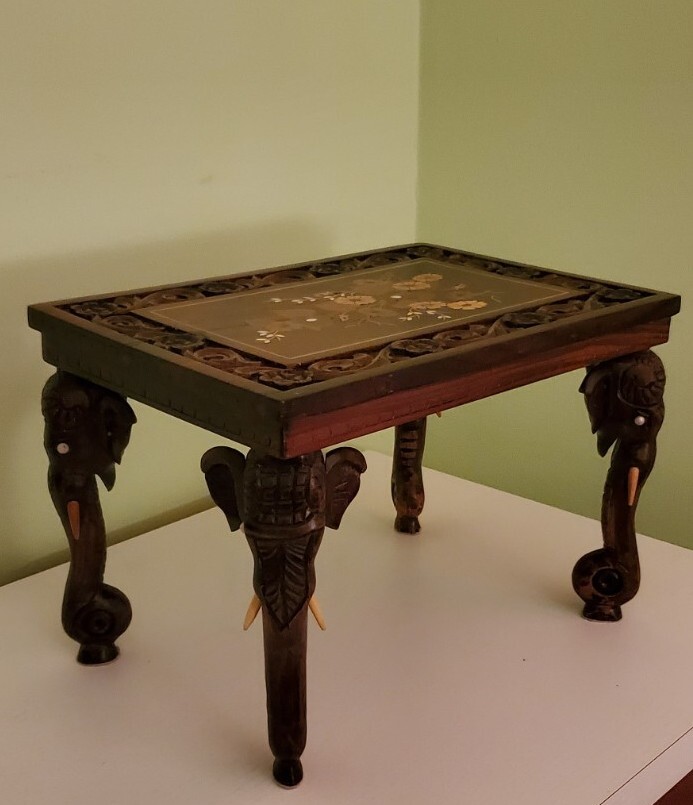Antique Step Stool Professionally Restored To A Mint Condition