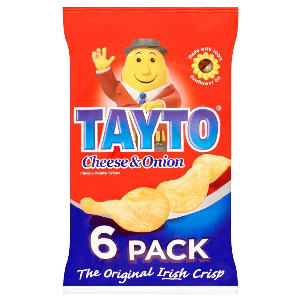 Cheese & Onion Chips 25G X 6 Pack by