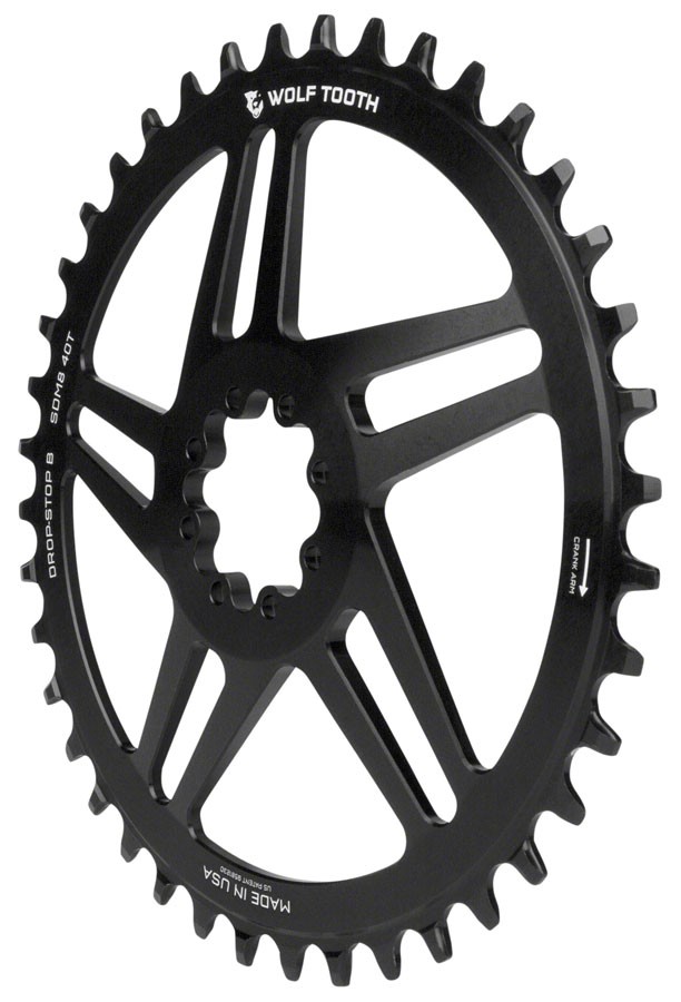 Wolf Tooth Direct Mount Chainring - 38t, SRAM Direct Mount, Drop-Stop B, For