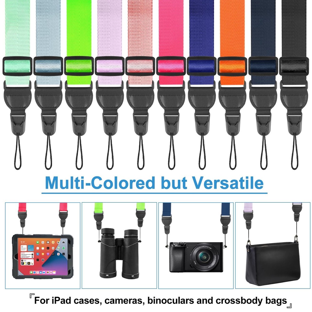 FIEIL Adjustable iPad Camera Shoulder Strap Lanyard w/ Silicone Pad Universal