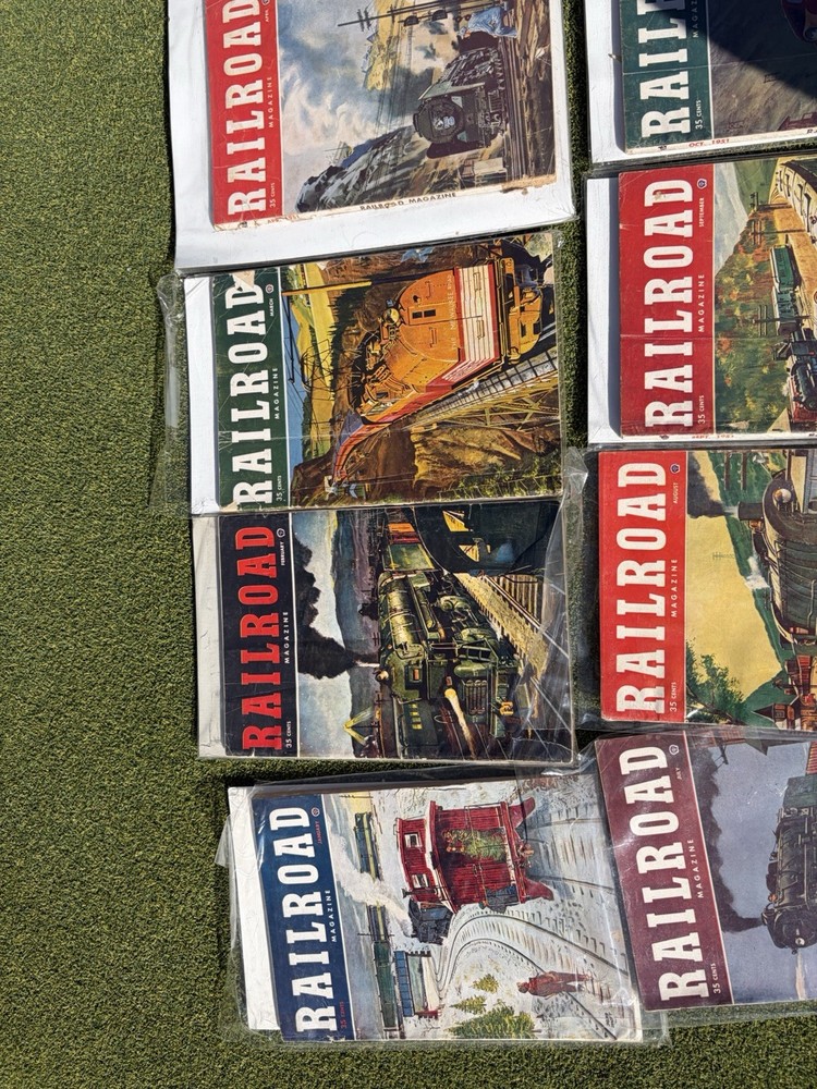 Railroad Magazines 1951 Full Set