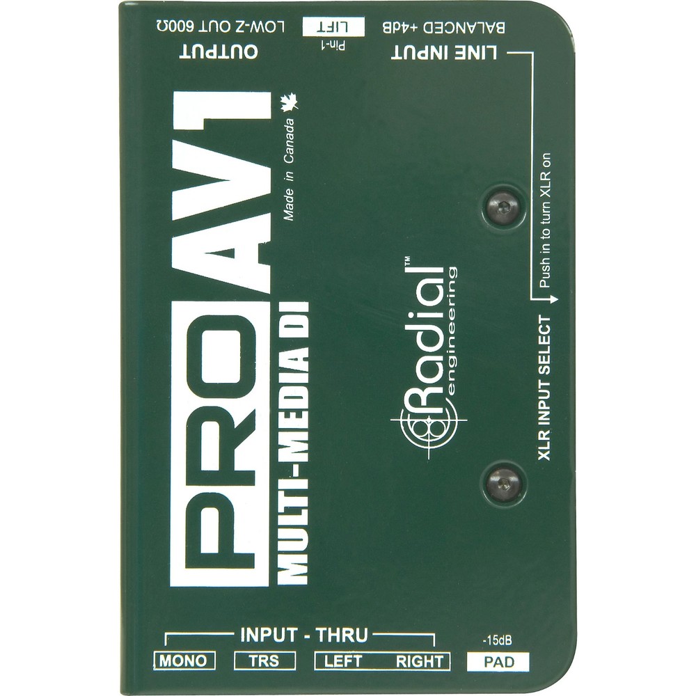 Radial ProAV1 Multi-Media Passive Direct Box