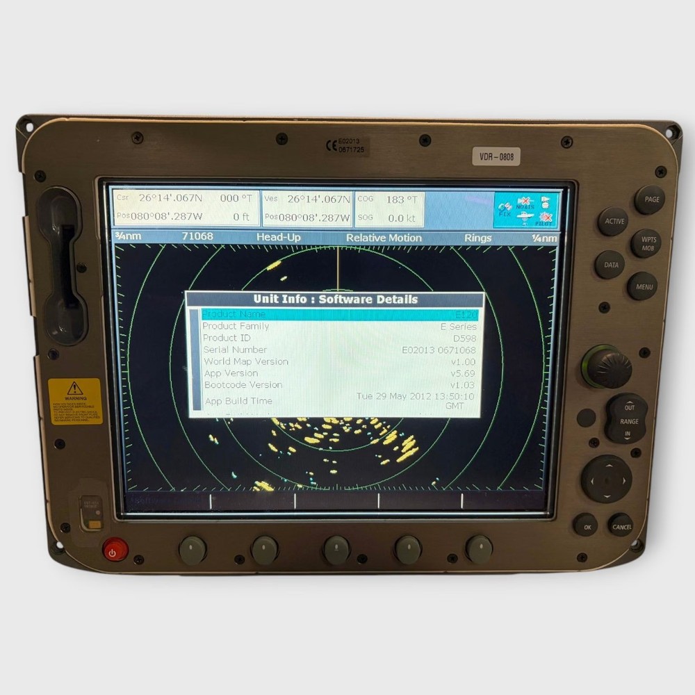 Raymarine E120 Classic Multifunction Display --E02013-- *CORE ONLY* Fully Tested