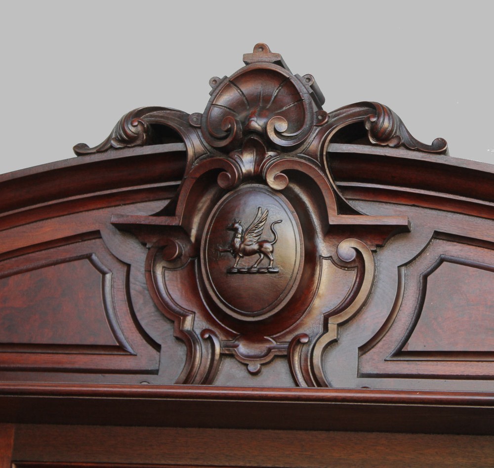 American Victorian Walnut Huntboard Sideboard Buffet - original finish