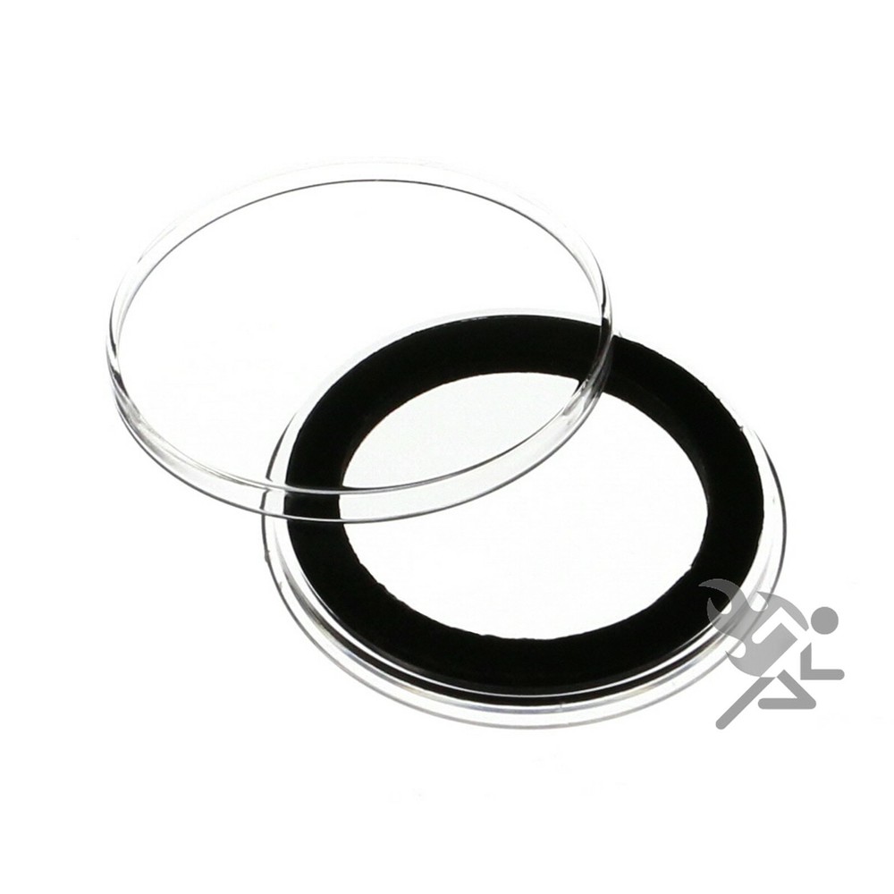 10 Black Ring Type 36mm AirTite Coin Holders