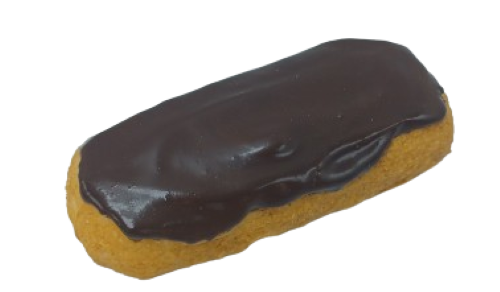 Display Fake Food Prop Chocolate Glazed Eclair Donut