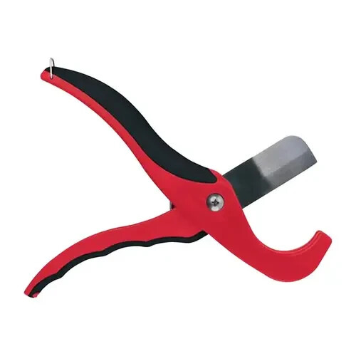 Poly Pipe Cutter 1-1/4'' w/ Ergonomic Handle , Red / Black - Orbit 26120