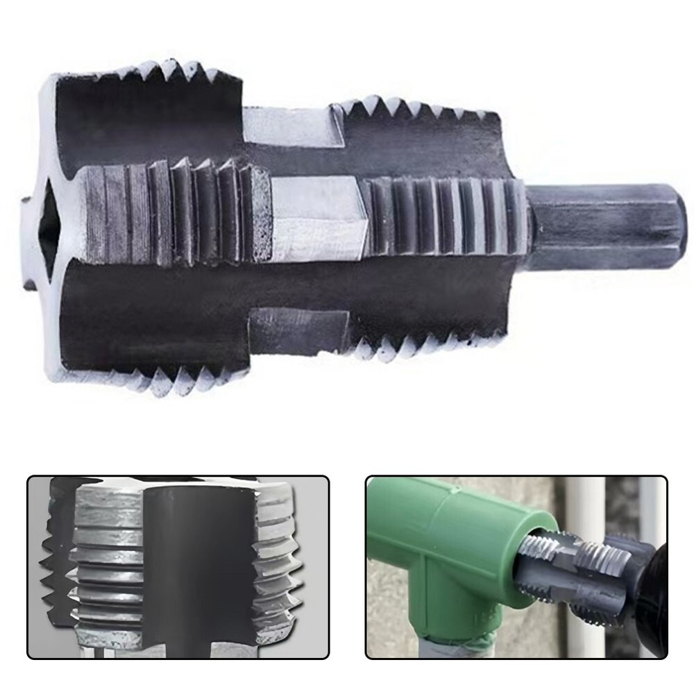 4 Points 6 Points PPR Water Pipe Internal Thread Opener For Pvc Plastic Pipe