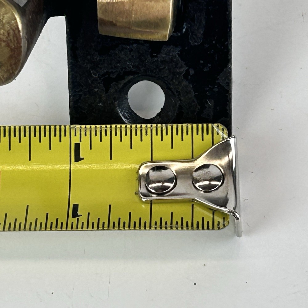 Antique Brass And Cast Iron Window Sash Latch