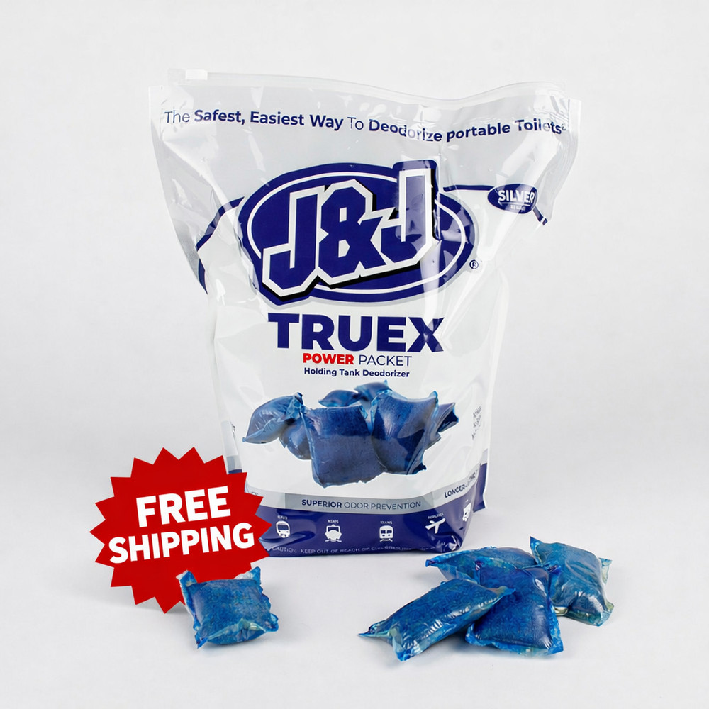 RV Holding Tank Deodorizer Drop In Packets Portion Control 80 Packets Truex