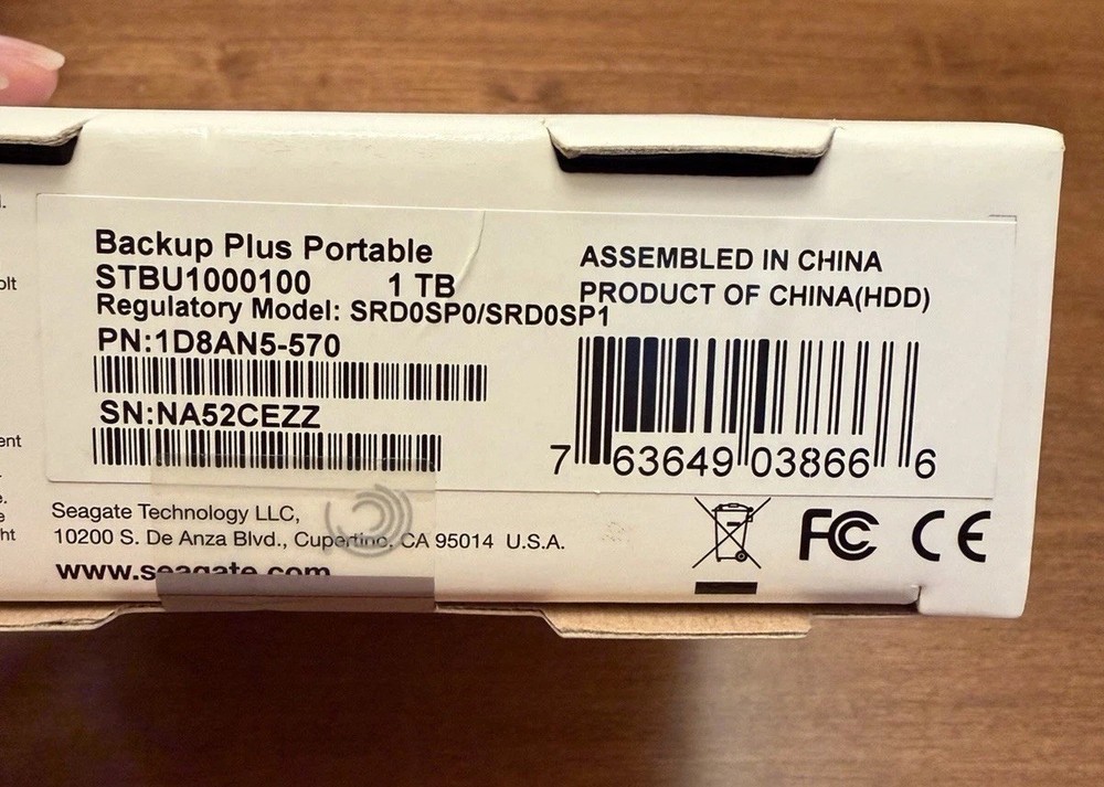 Seagate Backup Plus 1 USB 3.0