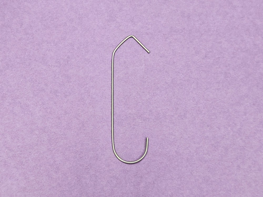 Powder Coating Hooks, Spray Painting Hooks - CV Hook .062 x 4"