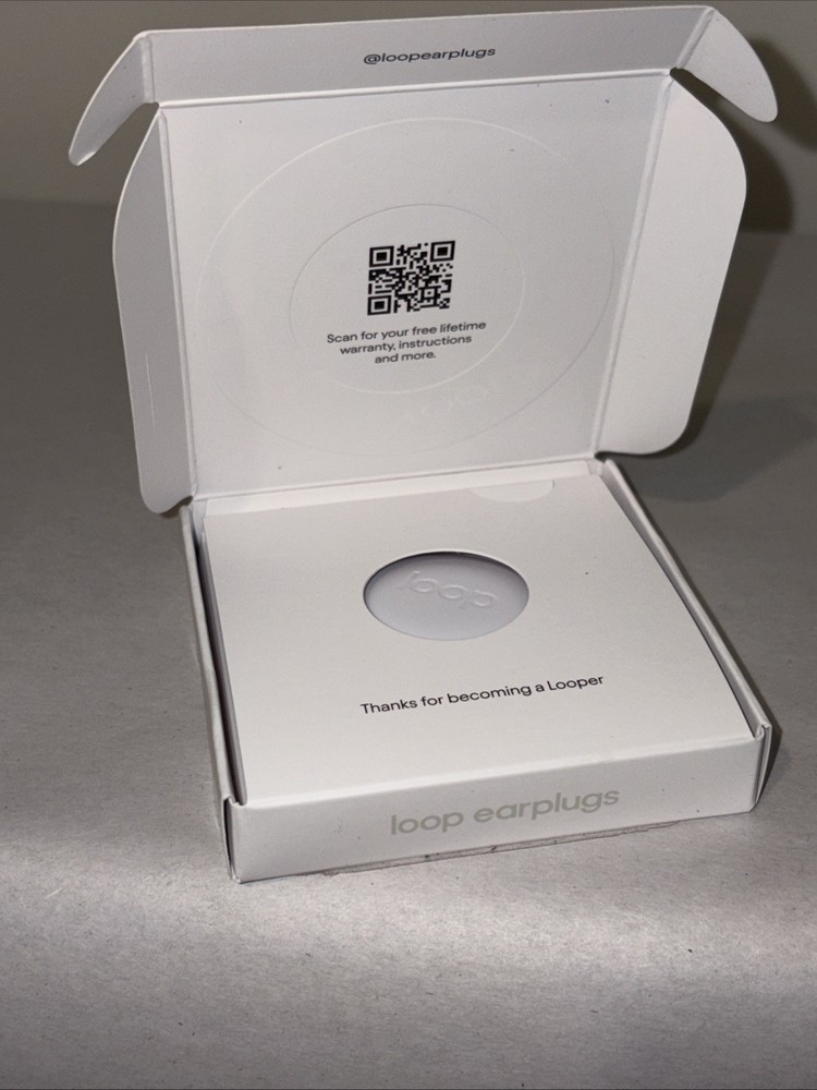 Loop Quiet 2 Earplugs WHITE New,Open Box