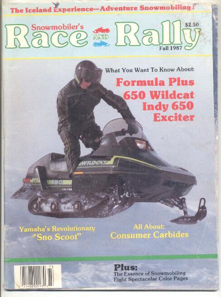 Fall 1987 Race & Rally Snowmobile Magazine