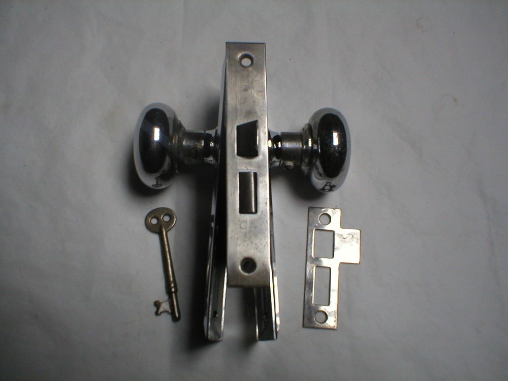 Antique Chrome Door Hardware