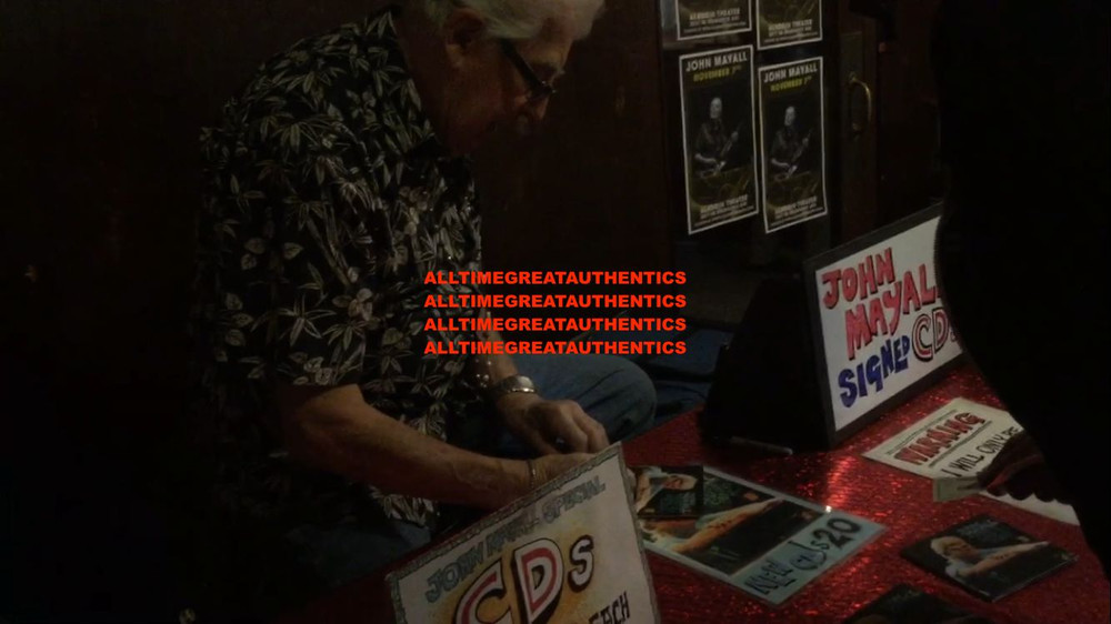 JOHN MAYALL & THE BLUESBREAKERS SIGNED AUTHENTIC VINYL RECORD LP C w/COA PROOF
