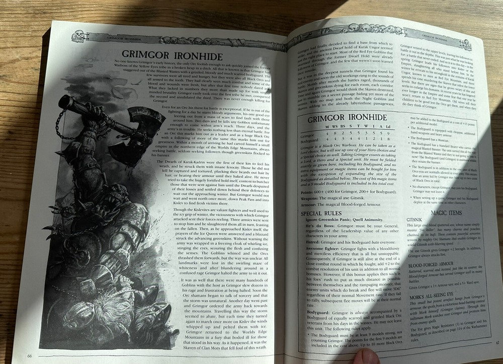 Warhammer Orcs & Goblins Armies Supplement Games Workshop 2003