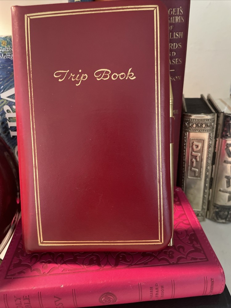 Top Grade Red Cowhide Journal With Pencil & Hold Guild