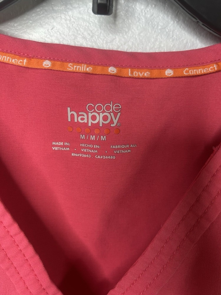 Code Happy Medium Scrub Top & Small Scrub Pants