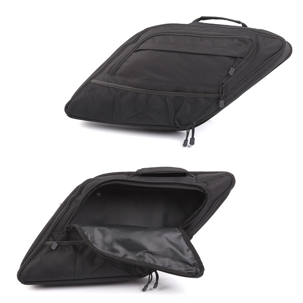 2PCS Black Tailgate Window Package Bag For Ford Explorer 2011-2019