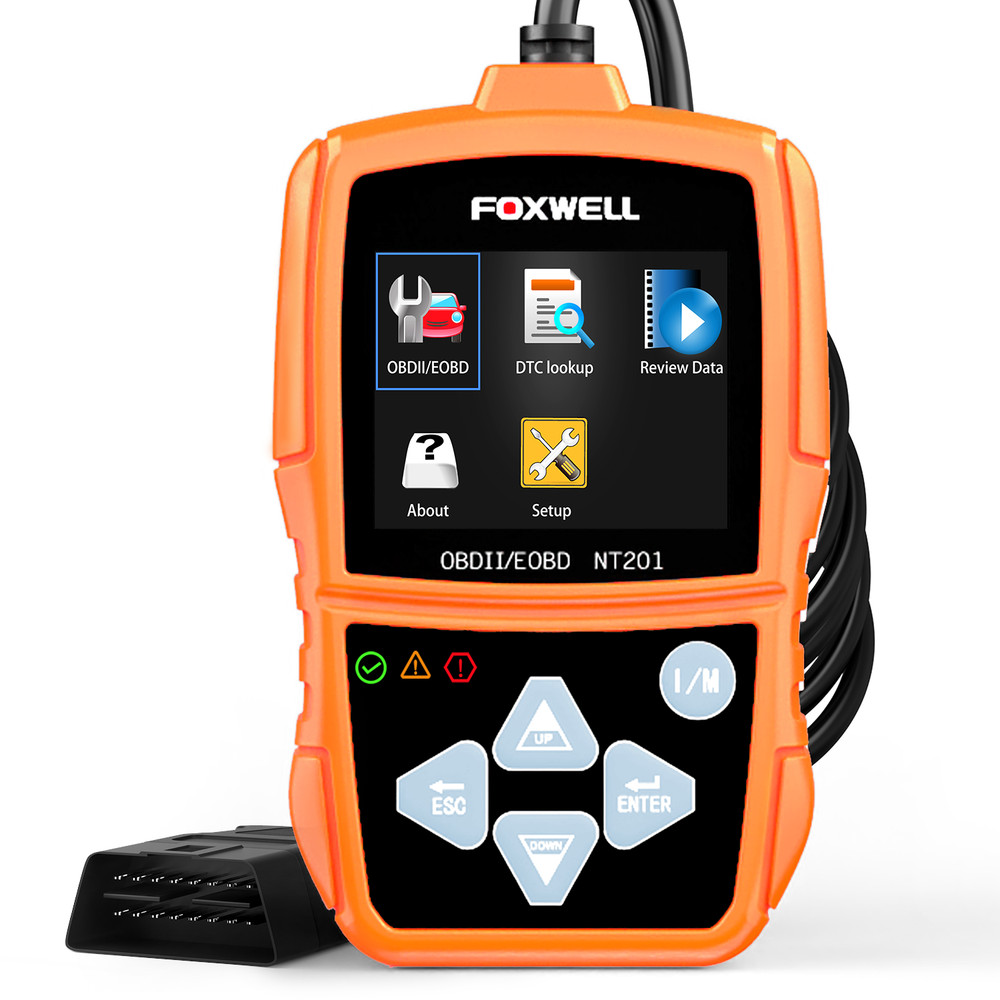 FOXWELL OBD2 Scanner Code Reader 12V 24V Battery Tester for Car Truck Motorcycle