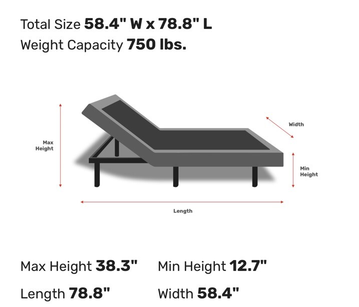 Sleppy’s Deluxe Adjustable Base