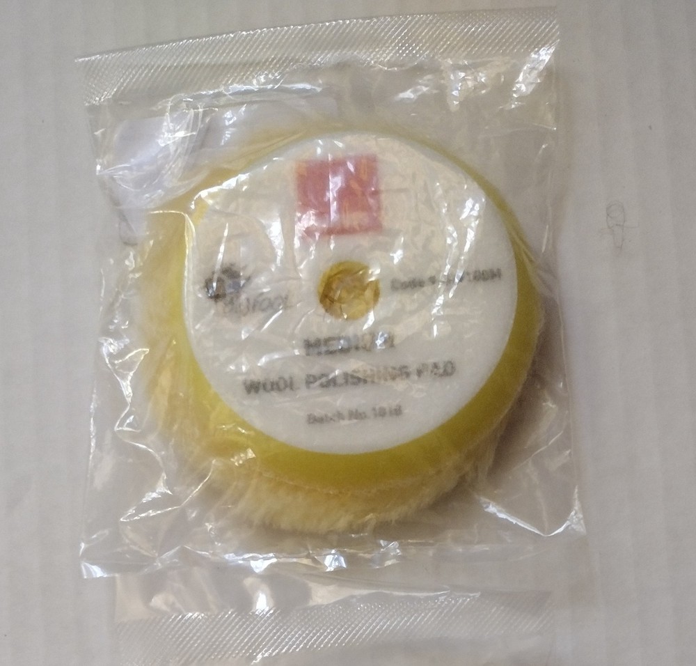 Rupes Medium Wool Polishing Pad Yellow -3"