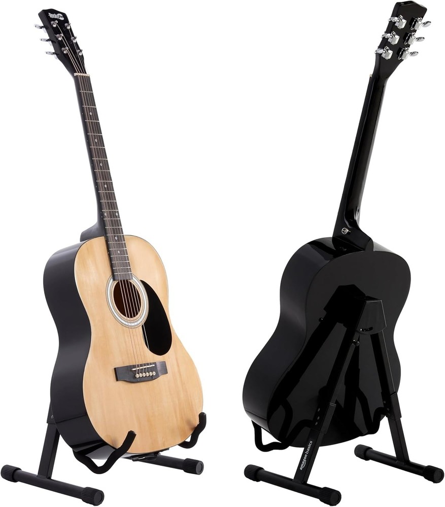 Folding Guitar Stand - Safe Support for School, Concerts & Home Use