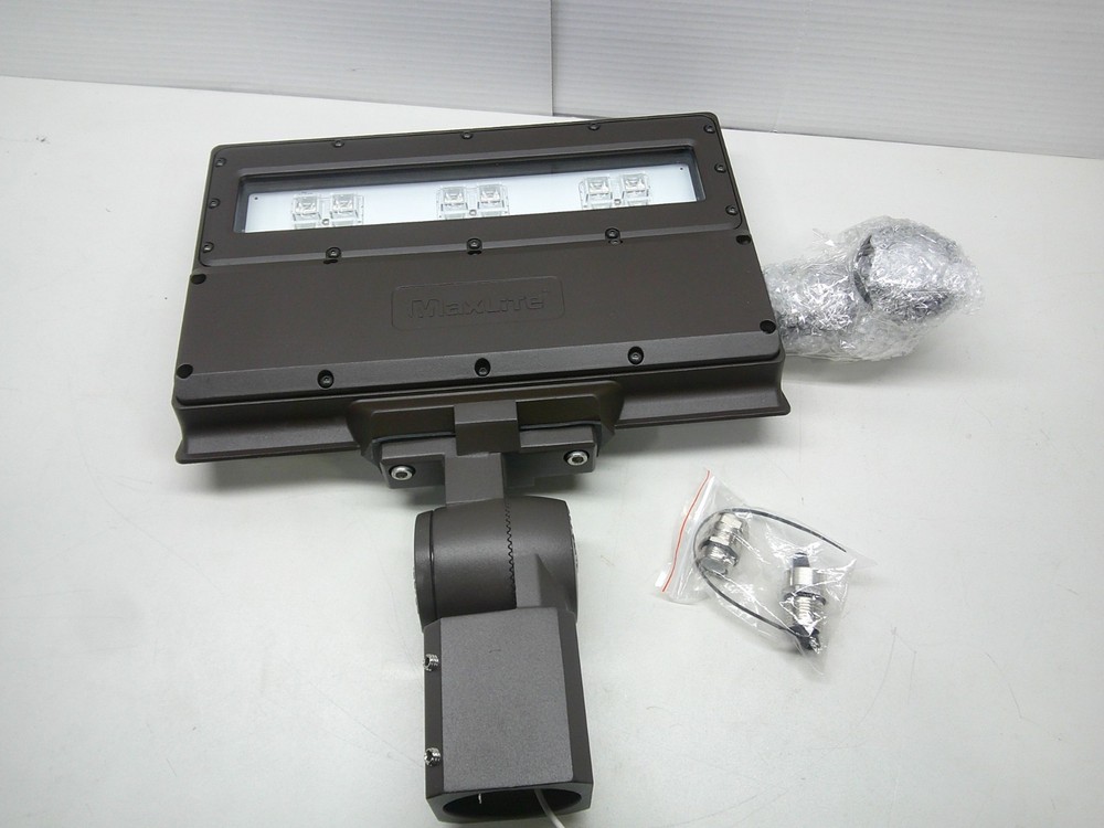 Maxlite MP-FL28UM-50BSKMS MPULSE LED Flood Light Bronze SlipFitter Knuckle Mount