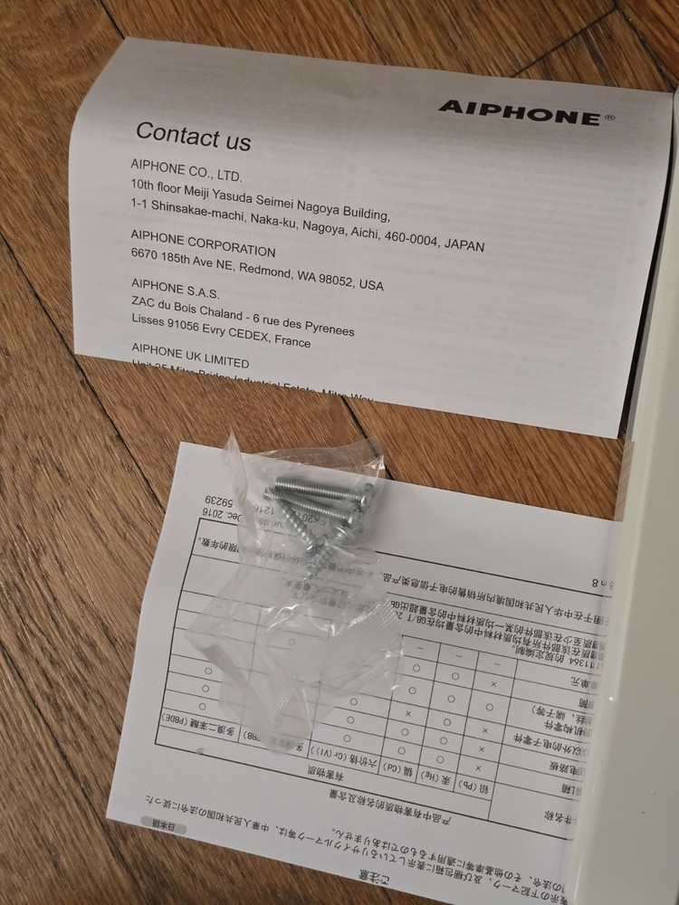 Aiphone VC-K Intercom Audio Handset White