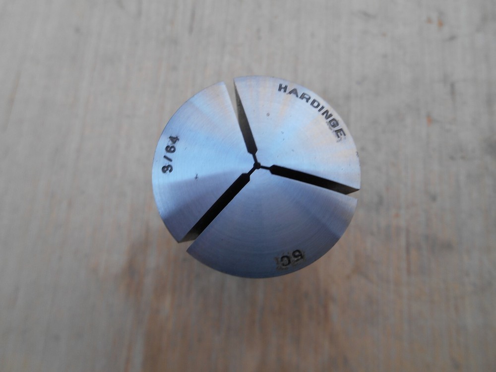 HARDINGE 3/64" 5C COLLET , ID & OD THREADS