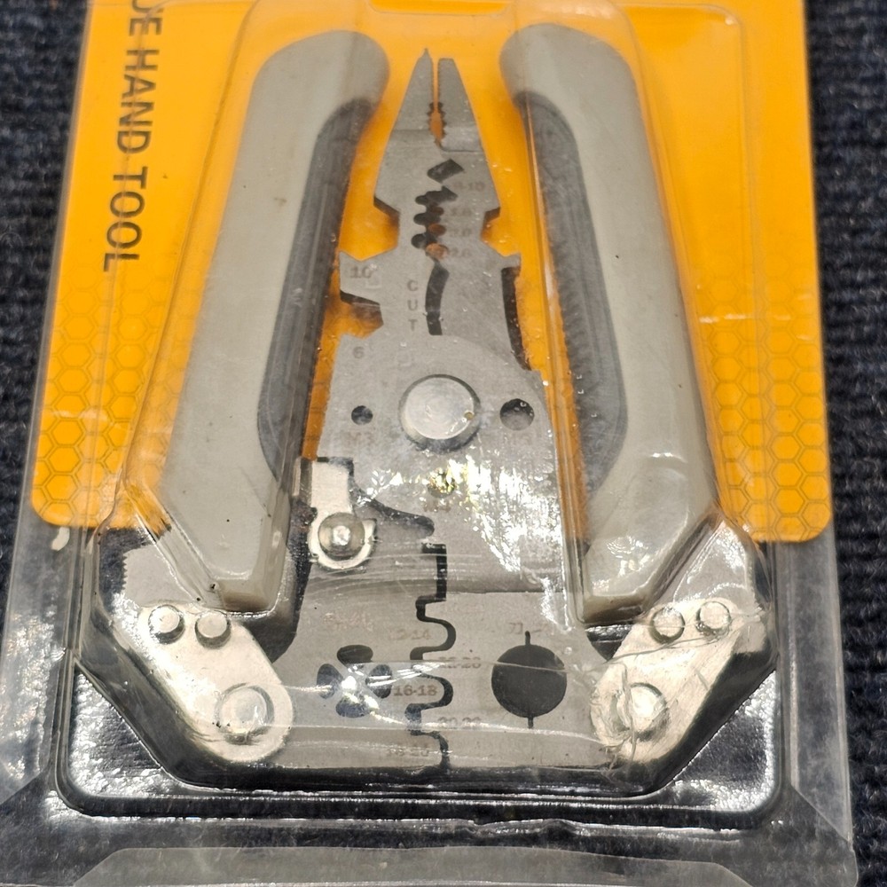 9" Wire Crimper Tool Multifunction Wire Stripper Cable Cutter Pliers