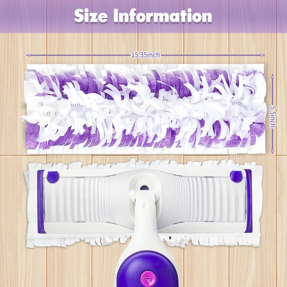 25pcs Disposable Mopping Pads Refills For Swiffer Powermopreplacement With Swiff