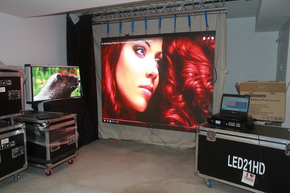 LED  P2.6 HD Front Service   Wall video screen HD LED display /  panel