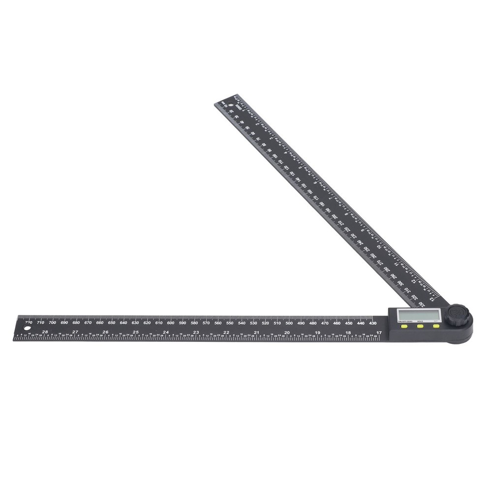 Electronic Angle Ruler LCD Digital Protractor Angle Finder 0‑300mm 0‑360 Degree