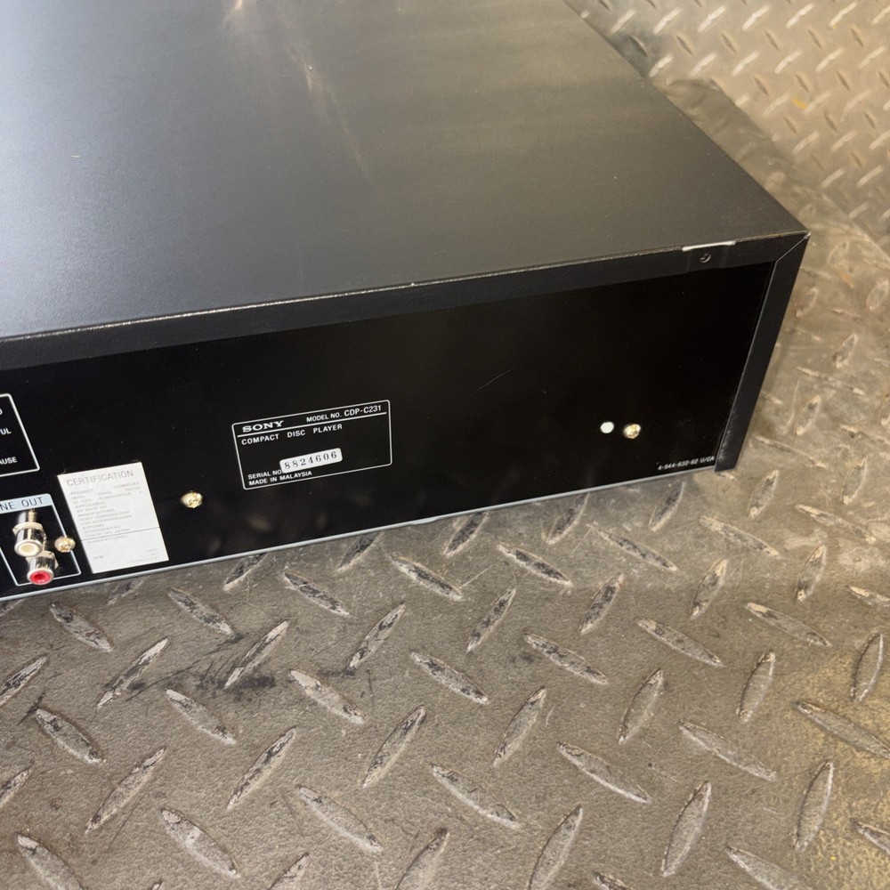 Sony CDP-CE215 CD Changer 5 Compact Disc Player _ UNTESTED