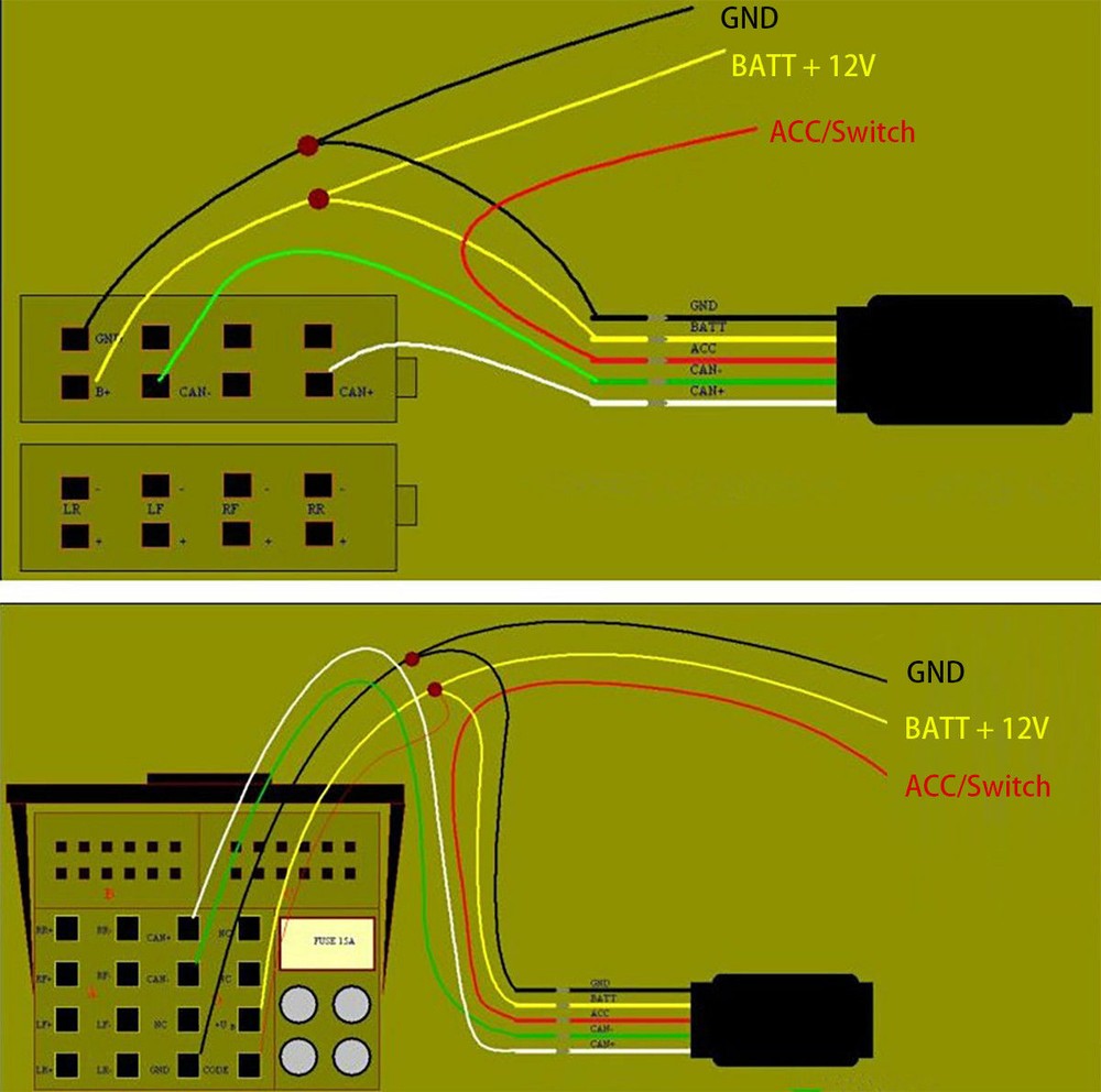 Canbus Gateway Emulator Simulator Decoder for VW Radio RCD510 RNS510 RCN210