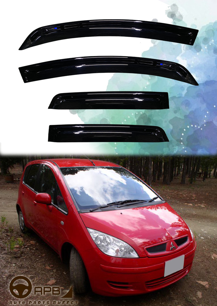 For Mitsubishi Colt Colt Plus 2002-2013 Deflector Window Visors Guard Vent