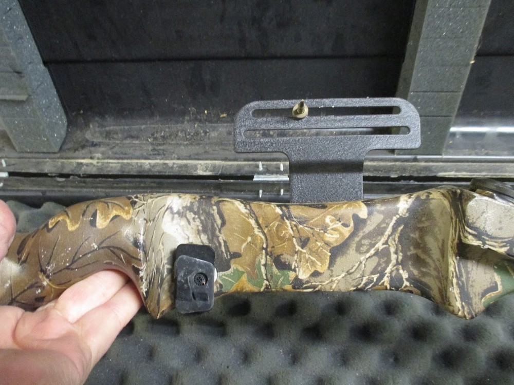 Vintage Bear Kodiak 2 Camo Compound Bow with Case and Arrows