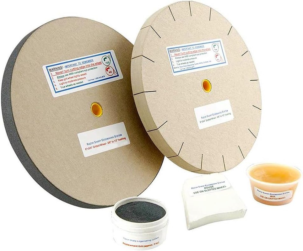 8" Blade Sharpening Kit for 6" Bench Grinder, US Made