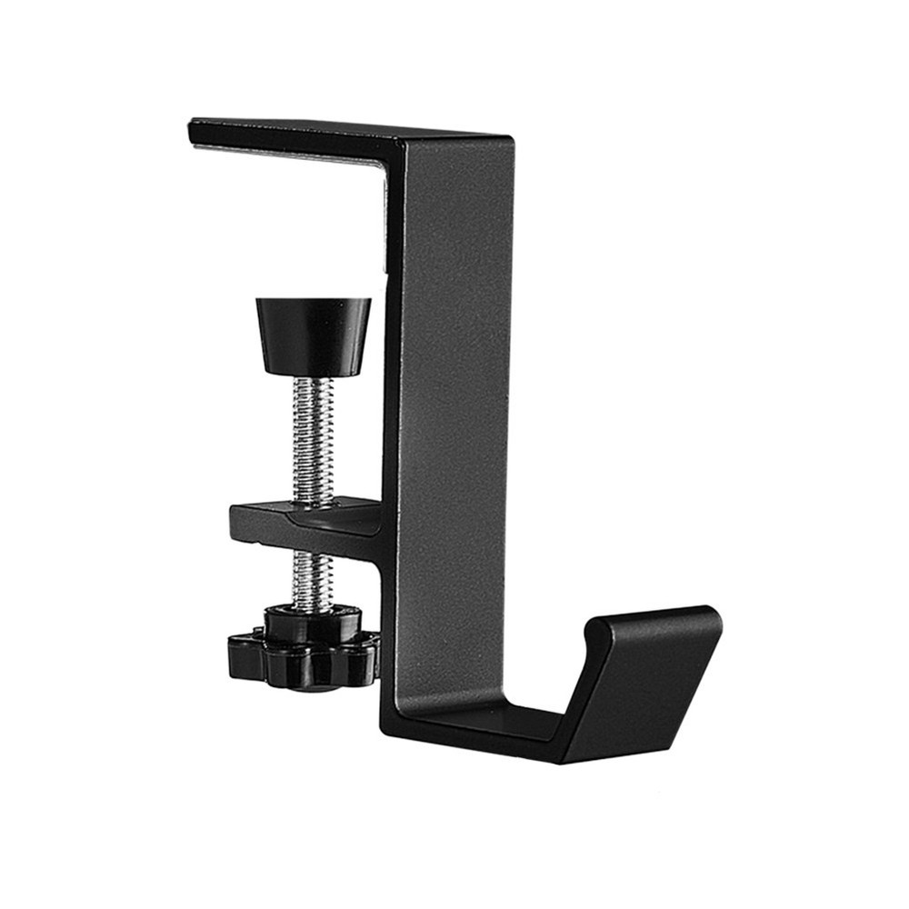 Compact Design Adjustable Clamp Hooks Set of 3 for Desktop Organization