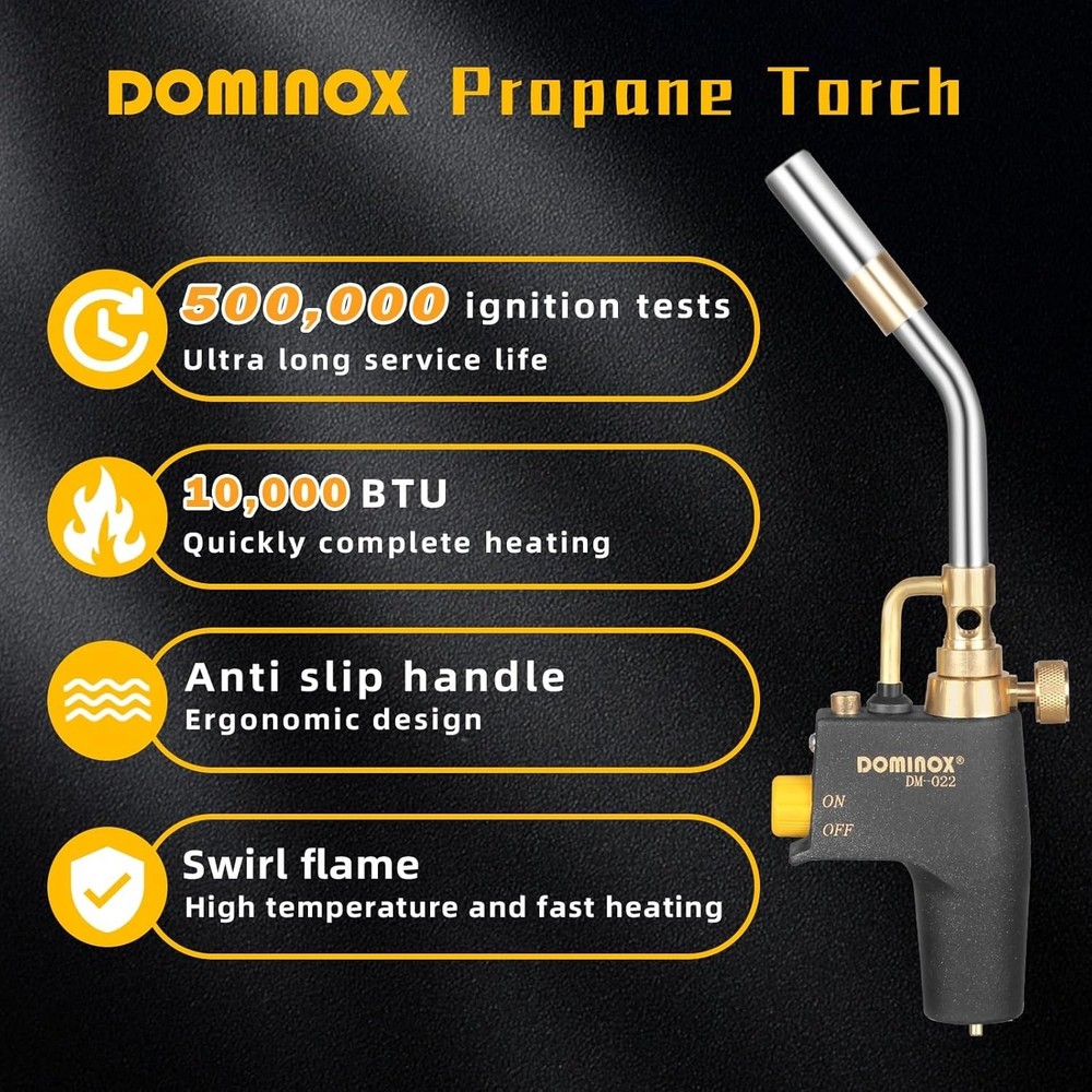 Versatile High Temperature 2-Pack MAPP Torches - Perfect for Welding & Ignition