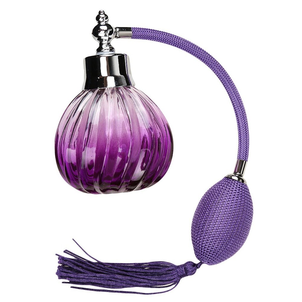 Empty Glass Perfume Bottle with Long Spray Pump, 100ml - , 10.5cm
